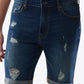 Shorts Lazer Comfort Flex 9.5 Masculino Azul Tamanho 34