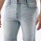Calça Lazer Masculina Slim Fit Comfort Flex Stretch 9.5 Azul Tamanho 36