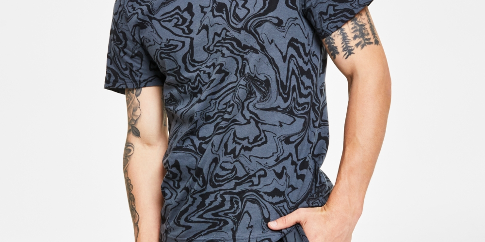 Camiseta masculina Champion Classic Standard Fit Graphic, preta, tamanho pequeno