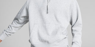 E agora este moletom masculino de lã com bolsos canguru cinza tamanho grande