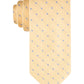 Gravata Tommy Hilfiger Masculina de Linho com Bolinhas, Amarela, Tamanho Regular
