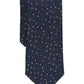 Gravata masculina Bar III Attison Skinny Floral Neat, preta, tamanho regular
