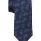 Gravata Tommy Hilfiger Halo Paisley Masculina Azul Tamanho Regular