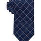 Gravata Tommy Hilfiger Classic Shadow Grid Masculina Azul Tamanho Regular