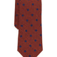 Gravata Blyth Dot Print Masculina Bar III Marrom Tamanho Regular