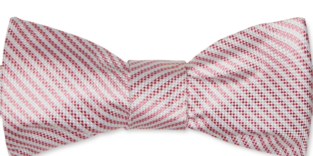 Tommy Hilfiger Oxford Masculino Listrado Fino com Laços Rosa Tamanho Regular