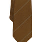 Gravata Alfani Masculina Slim Stripe Amarela Tamanho Regular