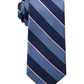 Gravata Tommy Hilfiger Davis Stripe Masculina Azul Tamanho Regular