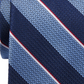Gravata Tommy Hilfiger Davis Stripe Masculina Azul Tamanho Regular