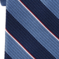 Gravata Tommy Hilfiger Davis Stripe Masculina Azul Tamanho Regular