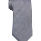 Gravata texturizada Tommy Hilfiger masculina com elos de corrente, azul, tamanho regular