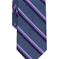 Gravata Abbott Stripe Perry Ellis Masculina Roxa Tamanho Regular