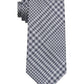 Gravata Glenplaid Masculina Michael Kors Classic Design Cinza Tamanho Regular