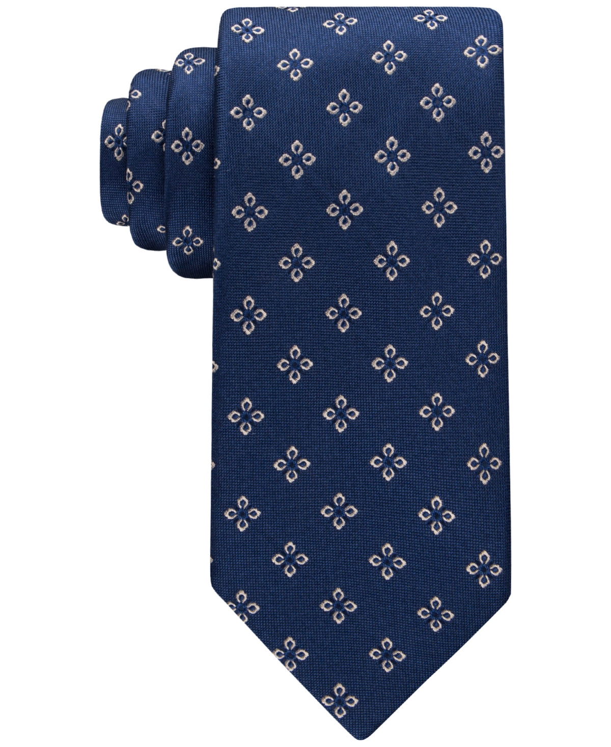 Tommy Hilfiger Masculino Clássico Medalhão Flor Azul Tamanho Regular