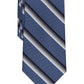 Gravata Abbott Stripe Masculina Perry Ellis Cinza Regular