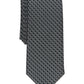 Gravata Alfani Tindall Mini Medallion Masculina Preta Tamanho Regular