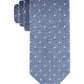 Gravata Tommy Hilfiger Masculina de Linho com Bolinhas Azul Tamanho Regular