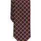 Gravata Skinny Nostrand Masculina Bar III Marrom Tamanho Regular