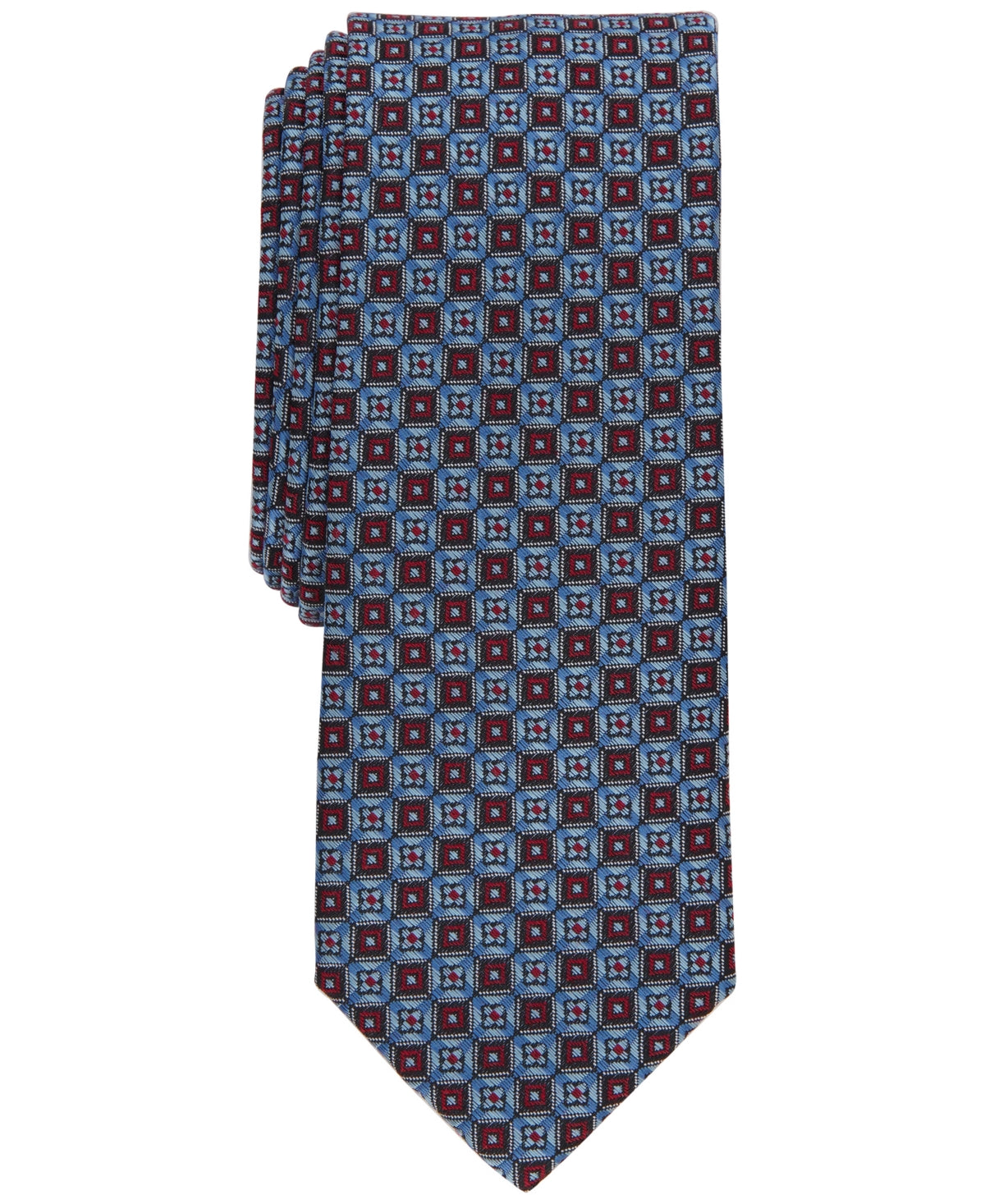 Gravata Skinny Masculina Bar III Maine Azul Tamanho Regular