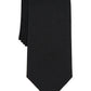 Gravata Michael Kors Bronson Solid Masculina Preta Tamanho Regular