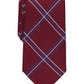 Gravata Otero Grid Masculina Club Room Vermelha Regular