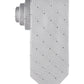 Calvin Klein Gravata Texturizada Micro Dot Masculina Cinza Tamanho Regular