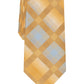 Gravata xadrez moderna Lewis masculina Perry Ellis amarela tamanho regular