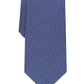 Gravata clássica sólida masculina Club Room, azul, tamanho regular