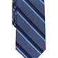 Gravata Abbott Stripe Azul Regular Masculina Perry Ellis