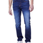 Calça Jeans Lazer Masculina Straight-Fit Azul Tamanho 32x34