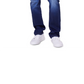 Calça Jeans Lazer Masculina Straight-Fit Azul Tamanho 32x34