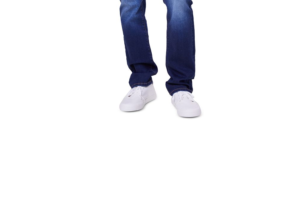 Calça Jeans Lazer Masculina Straight-Fit Azul Tamanho 32x34