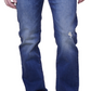 Calça Jeans Lazer Masculina Straight-Fit Azul Tamanho 32x34