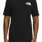 Camiseta gráfica The North Face NSE Box Logo preta, tamanho 2XL