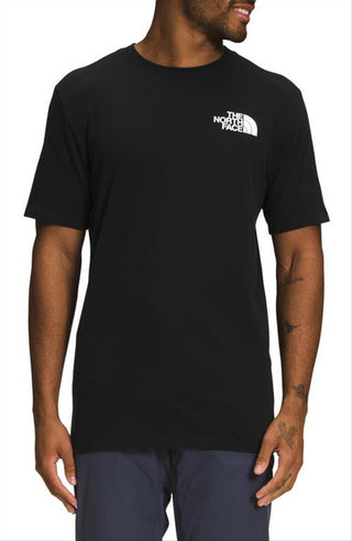 Camiseta gráfica The North Face NSE Box Logo preta, tamanho 2XL