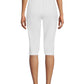 Calça Capri Feminina RealSize 17 Stretch Bling Branca Tamanho G