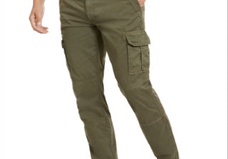 Calça cargo slim fit masculina American Rag, verde, tamanho 31x32
