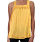 Camiseta regata We The Free Good For You Solid Slub, amarela, tamanho P
