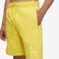 Calvin Klein Shorts Masculino com Logotipo Amarelo Tamanho M
