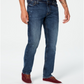 Calça jeans Tyler Straight-Fit masculina American Rag com rebite reciclado azul tamanho 31x32