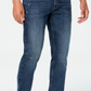 Calça jeans Tyler Straight-Fit masculina American Rag com rebite reciclado azul tamanho 31x32