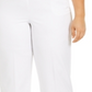 Calça feminina Alfred Dunner Ship Shape, branca, tamanho 20W