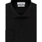 Camisa social masculina Calvin Klein Steel Slim-Fit Stretch Performance, preta, tamanho 16,5 x 32-33