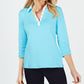 Blusa Karen Scott Cotton com detalhes em ilhós, tamanho P