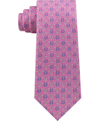 Gravata Tommy Hilfiger Derby Classic Horseshoe Silk Rosa Tamanho Único Masculina