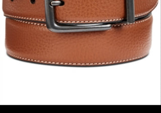 Perry Ellis Portfolio 35 mm Casual Reversível Cinto Marrom Tamanho 32 Reg