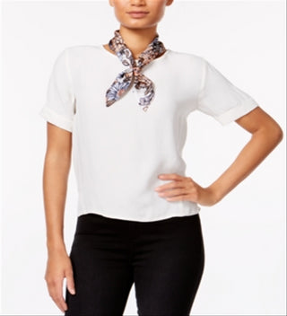 Cachecol Vince Camuto Silk Vintage Bouquet Preto Tamanho Único