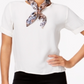 Cachecol Vince Camuto Silk Vintage Bouquet Preto Tamanho Único