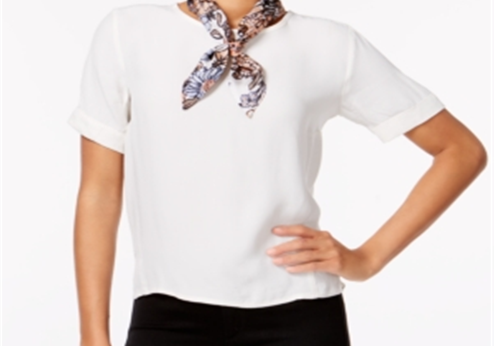 Cachecol Vince Camuto Silk Vintage Bouquet Preto Tamanho Único