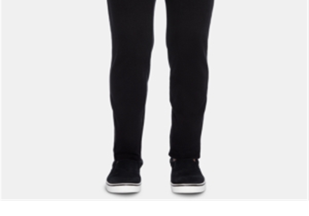 Calça reta Alfred Dunner Grand Boulevard Pull-On preta tamanho 16